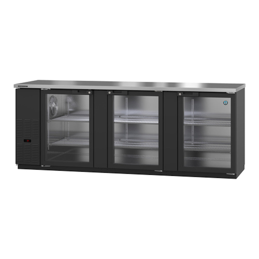 Hoshizaki BB95-G Three-Section Glass Door Back Bar Cooler