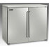 Perlick BBRN40 Two Section 40" Narrow Door Remote Refrigerated Back Bar Cabinet - 12.0 Cu. Ft.