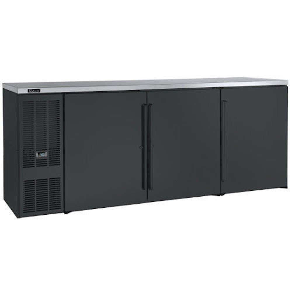 Perlick BBSLP84 Low Profile Three Section 84" Self-Contained Back Bar Cabinet - 20.7 Cu. Ft.