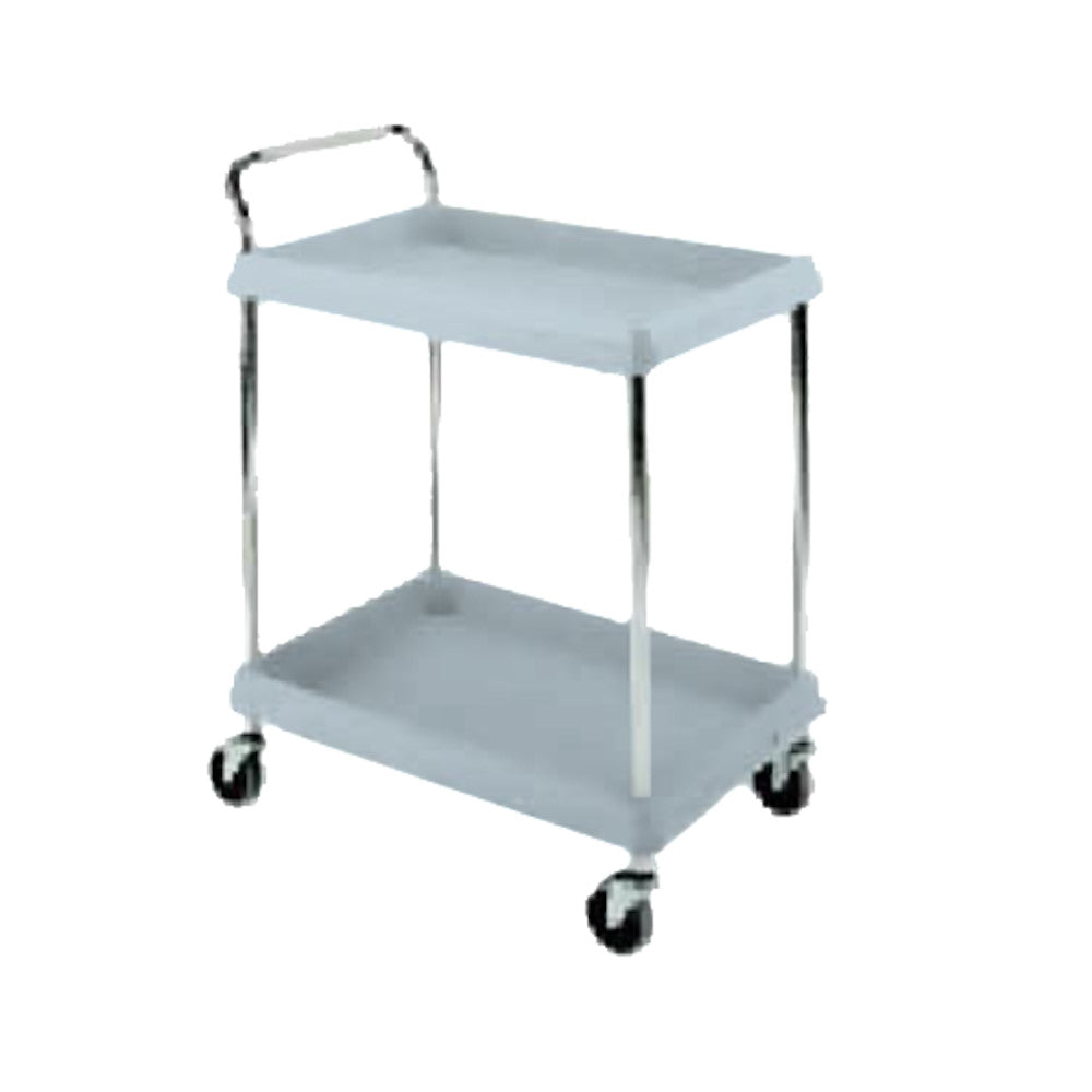 Metro BC2030-2DG Deep Ledge Series Utility Cart with Three Shelves in Grey, 21-1/2"W x 32-3/4"L