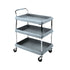 Metro BC2030-3DMB Deep Ledge Utility Cart Three Tier with Open Base