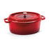 G.E.T. Enterprises CA-007-R/BK/CC Heiss Red Induction Dutch Oven