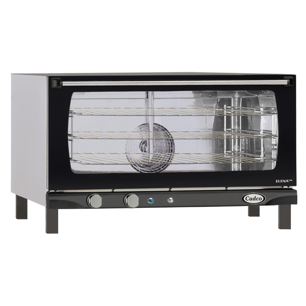 Cadco XAF-183 Electric Countertop Convection Oven - Accommodates 3 Full-Size Sheet Pans