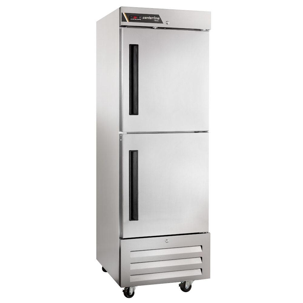 Traulsen CLBM-23R-HS-L Centerline Reach-In Single Section Refrigerator Half Height Doors