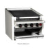 MagiKitch'n CM-RMB-648 48" Countertop Stainless Steel Radiant Gas Charbroiler