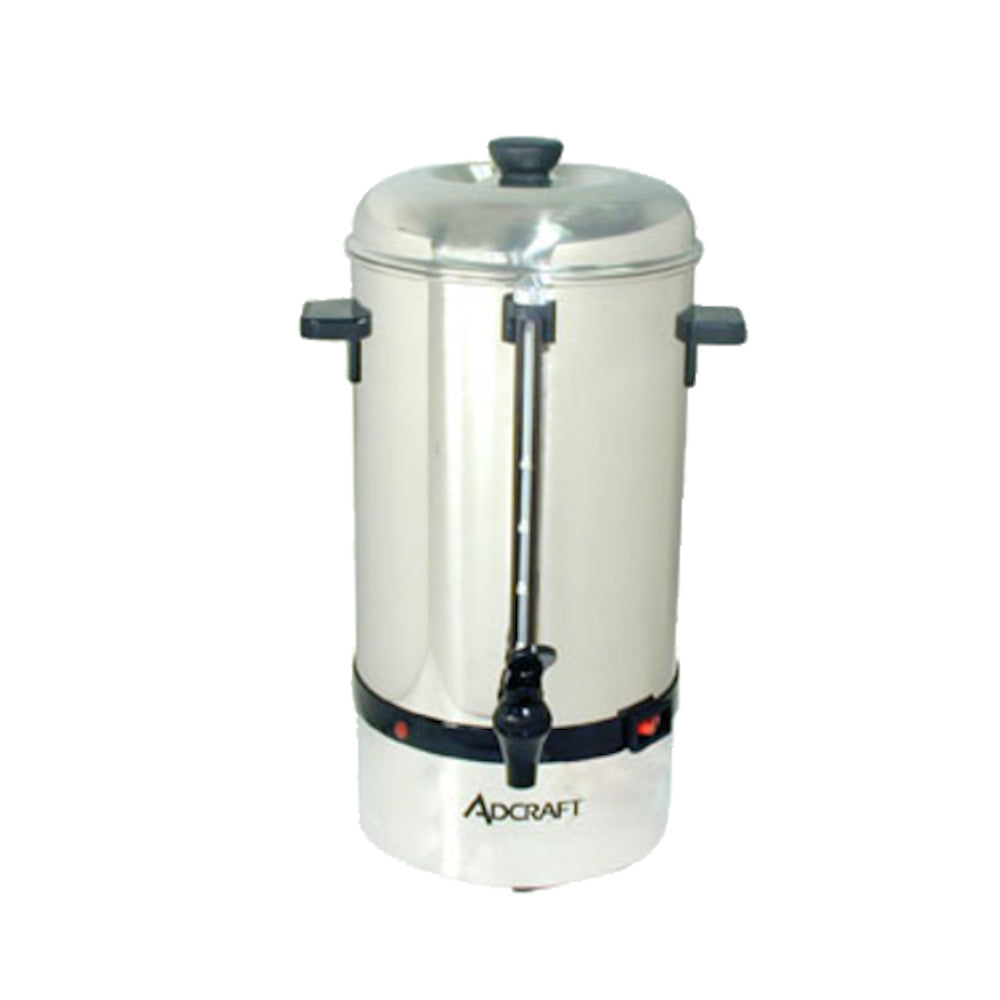 Adcraft CP-100 Electric Coffee Percolator with Automatic Temperature Control - 100 Cup Capacity