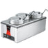Vollrath 72788 Cayenne 4/3 Rectangular Heat 'N Serve Rethermalizer with Accessory Kit