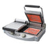 Cadco CPG-20FC 24" Double Smooth Top Clamshell Grill with Clear Glass-Ceramic Grill Surfaces
