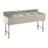 Advance Tabco CRB-63C 3 Compartment Underbar Sink w/ 2 Drainboards 72" W