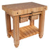 John Boos CU-GB3624N American Heritage Gathering Block Butcher Block Table 24" x 36" Natural Maple Base