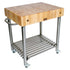 John Boos CUCD15 Cucina D'Amico Butcher Block Style Cart 30" x 24"