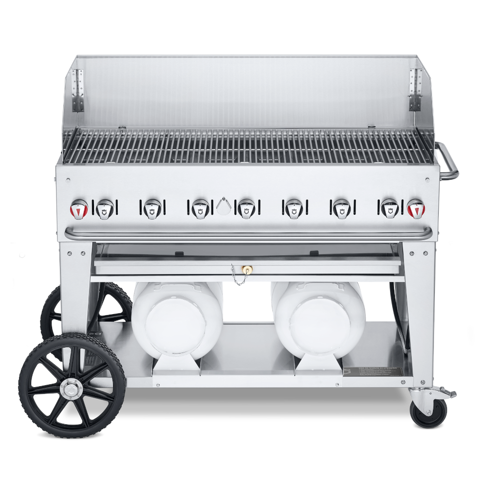 Crown Verity CV-CCB-48WGP LP Gas Club Series Outdoor Grill with 30" Wind Guards