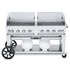 Crown Verity CV-CCB-60WGP LP Gas Club Series Outdoor Grill with 30" Wind Guards
