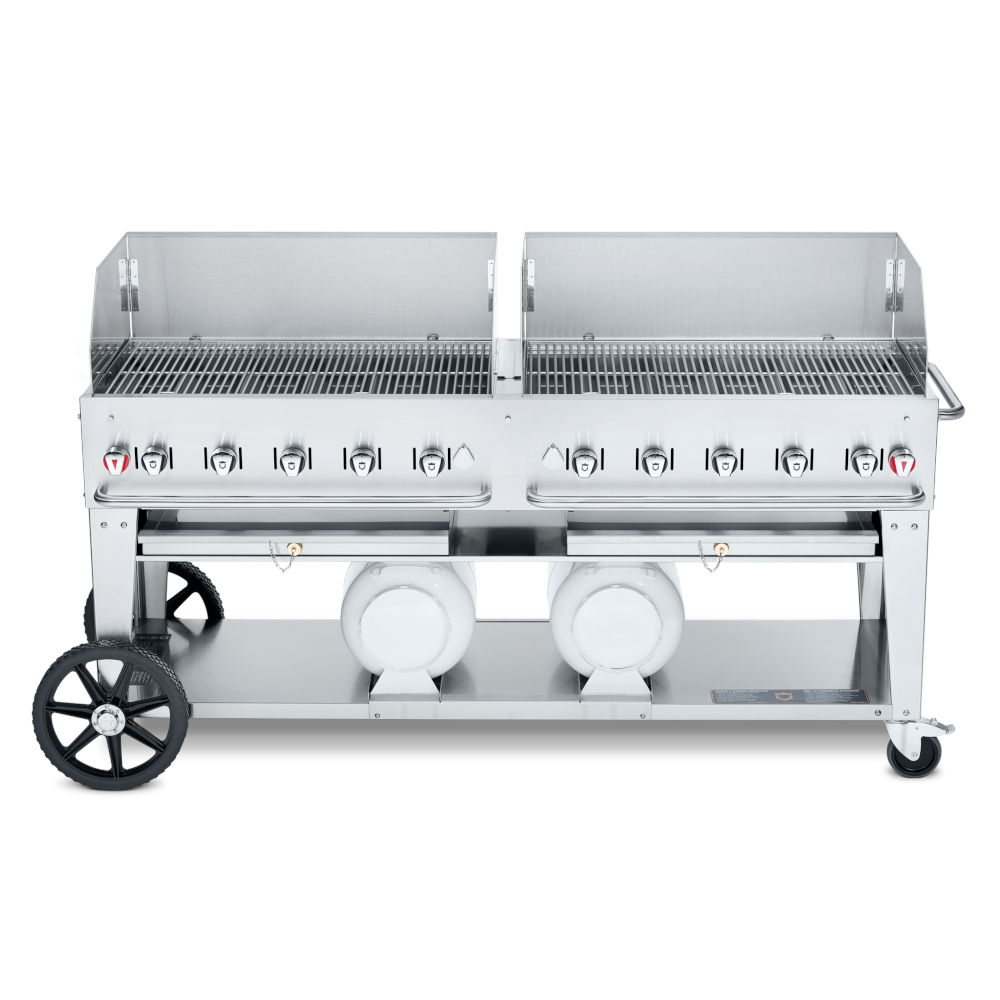 Crown Verity CV-CCB-72WGP LP Gas Club Series Outdoor Grill with 30" Wind Guards