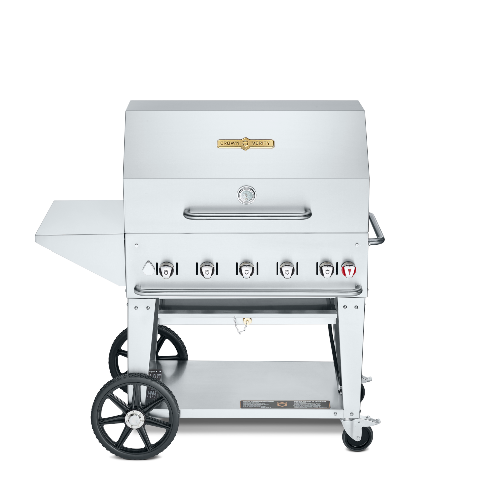 Crown Verity CV-MCB-36PKG-LP 5-Burner LP Mobile Outdoor Grill