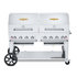 Crown Verity CV-MCB-60-SI50/100-RDP 8-Burner LP Gas Mobile Outdoor Grill