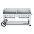 Crown Verity CV-MCB-72WGP-NG 10-Burner Natural Gas Mobile Outdoor Grill