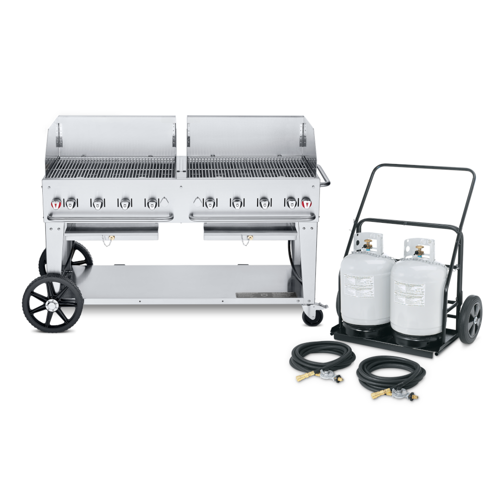 Crown Verity CV-MCC-60WGP Club Series Mobile Grill with Tank Cart