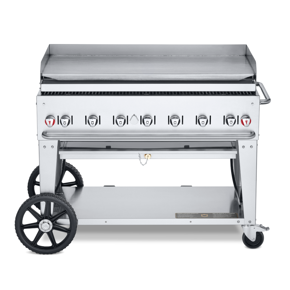 Crown Verity CV-MG-48NG 6-Burner Mobile Outdoor Griddle