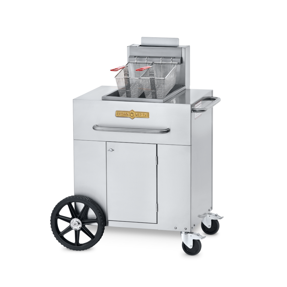 Crown Verity CV-PF-1NG Natural Gas Portable Outdoor Fryer