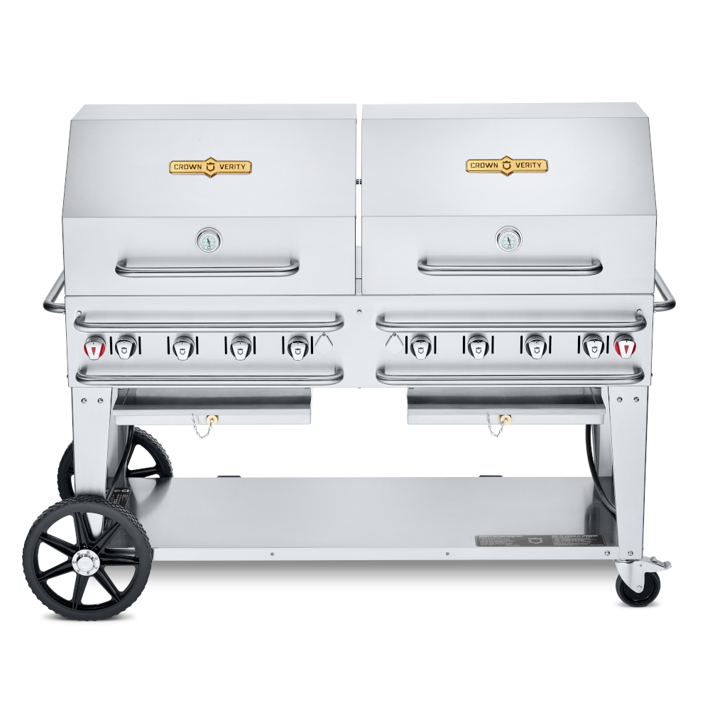 Crown Verity CV-RCB-60RDP-SI50/100 LP Pro Series Outdoor Grill