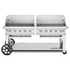 Crown Verity CV-RCB-72WGP-LP 10-Burner Pro Series Outdoor Grill with Wind Guards