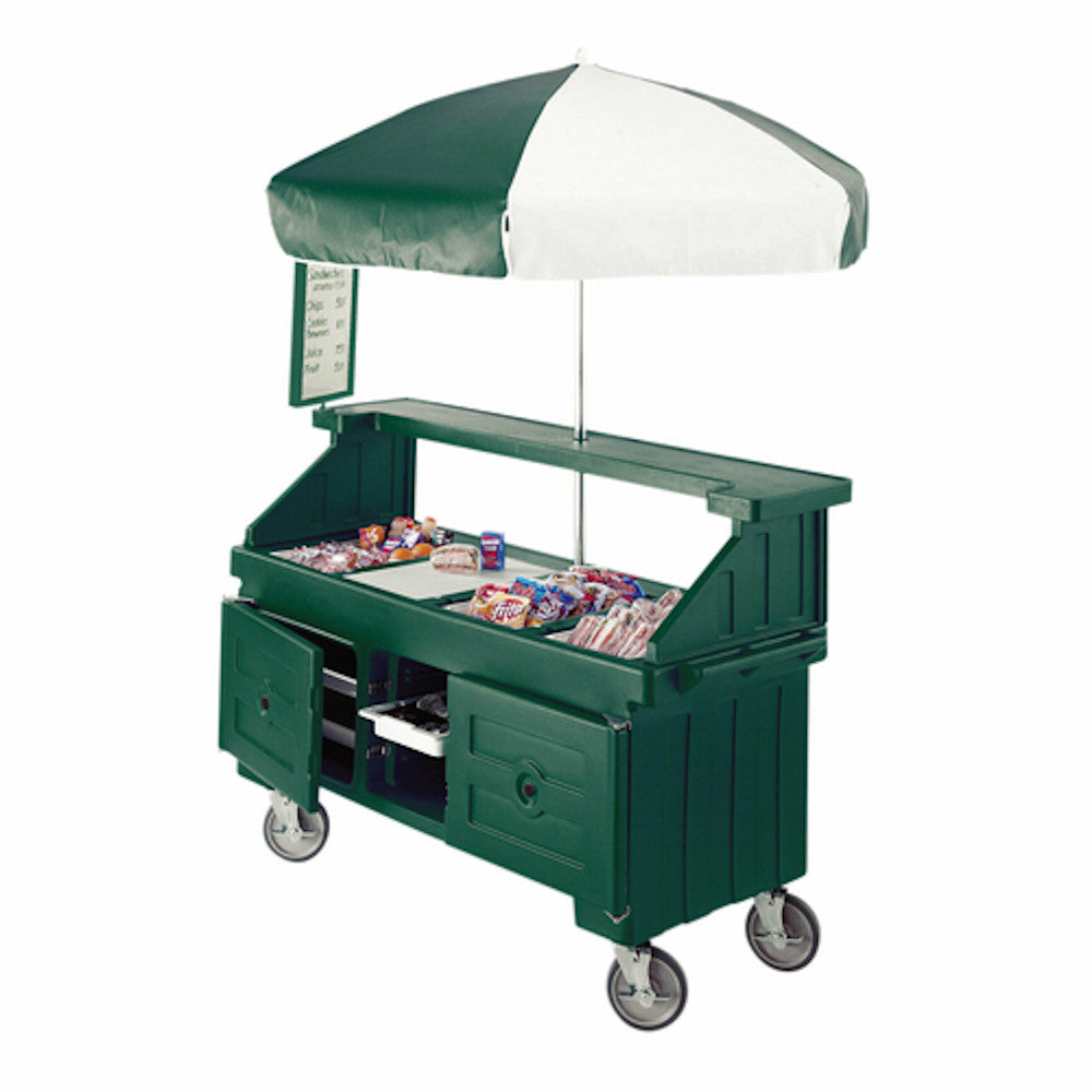 Cambro CVC724 Camcruiser Four Well Vending Cart and Kiosk