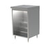 Perlick DBLS-24 Flat Top 24" Non-Refrigerated Back Bar Liquor Step Cabinet with Sound Deadened Display Steps