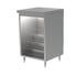 Perlick DBLS-30 Flat Top 30" Non-Refrigerated Back Bar Liquor Step Cabinet with 4 Sound Deadened Display Steps