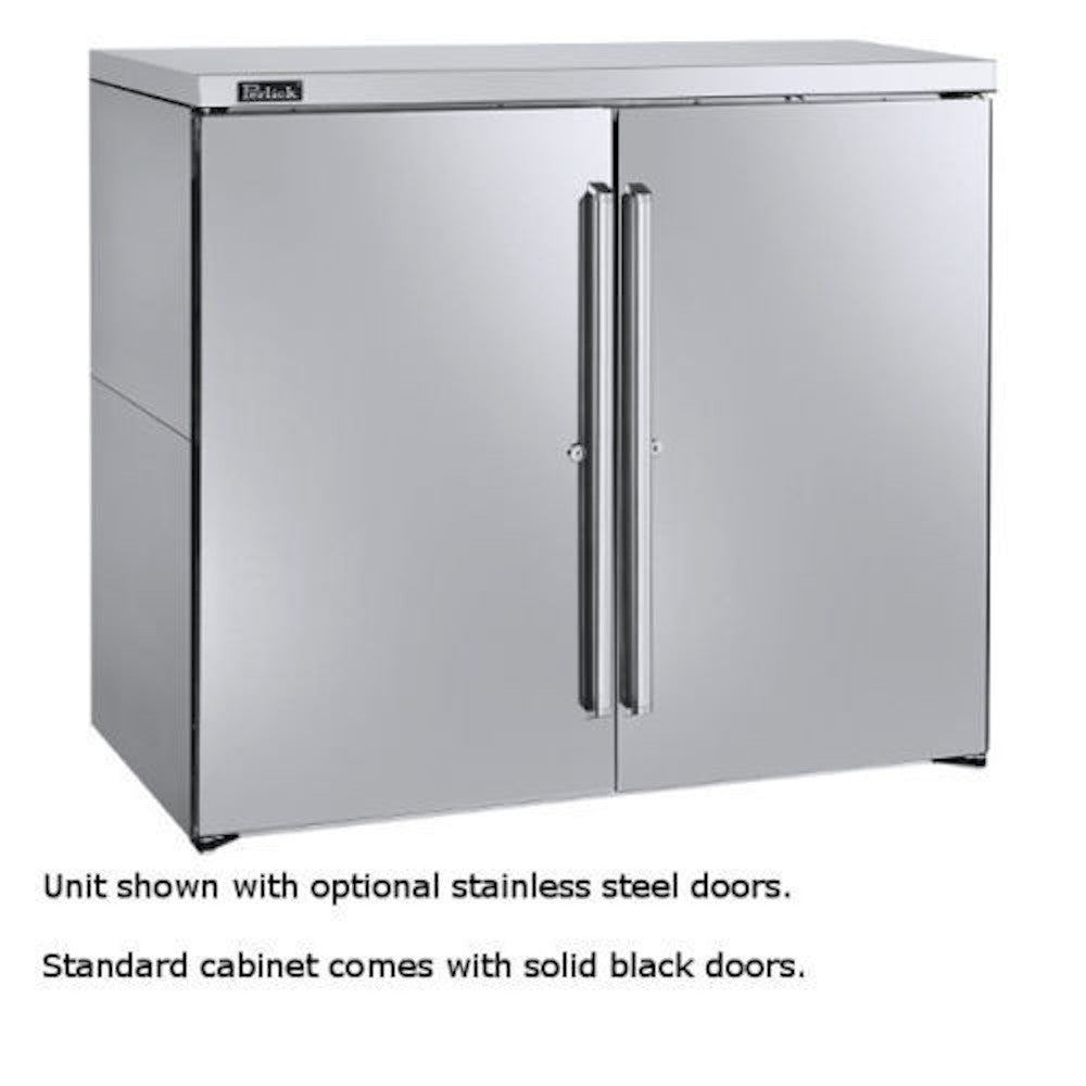 Perlick DBN40 Two Section 40" Narrow Door Non-Refrigerated Back Bar Dry Storage Cabinet - 12.0 Cu. Ft.