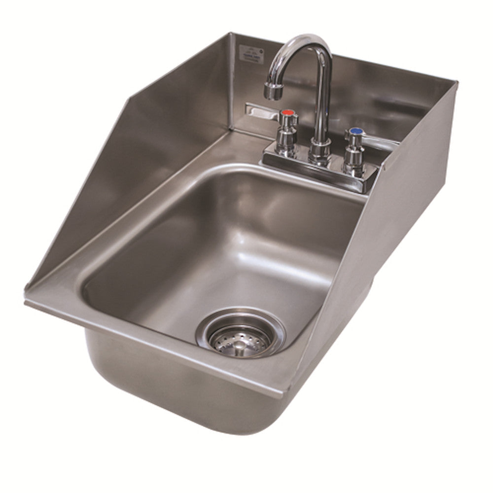 Advance Tabco DI-1-10SP 10" Drop In Bar Hand Sink With Deep Drawn Sink Bowl