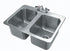 Advance Tabco DI-2-10-EC DROP IN SINK 2 COMP 10X14X10