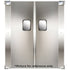Curtron SPCD-20-AL-DBL-6048 60" x 47" Service-Pro Cafe Series 20 Swinging Door