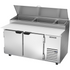 Beverage Air DP60HC Two-Section Pizza Top Refrigerated Counter