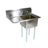 John Boos E1S8-15-14L15 E-Series 1-Compartment Sink with 15" Left Drainboard