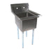 John Boos E1S8-1620-12 One-Compartment E-Series Sink