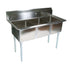 John Boos E3S8-24-14 E-Series Sink with Three 24" x 24" x 14" Compartments