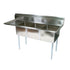 John Boos E3S8-15-14L15 Three-Compartment E-Series Sink, 15" Left Drainboard