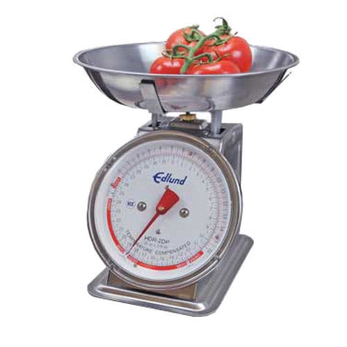 Edlund HDR-2DP-B 32 oz Graduation Top Loading Countertop Dial Type Portion Scale