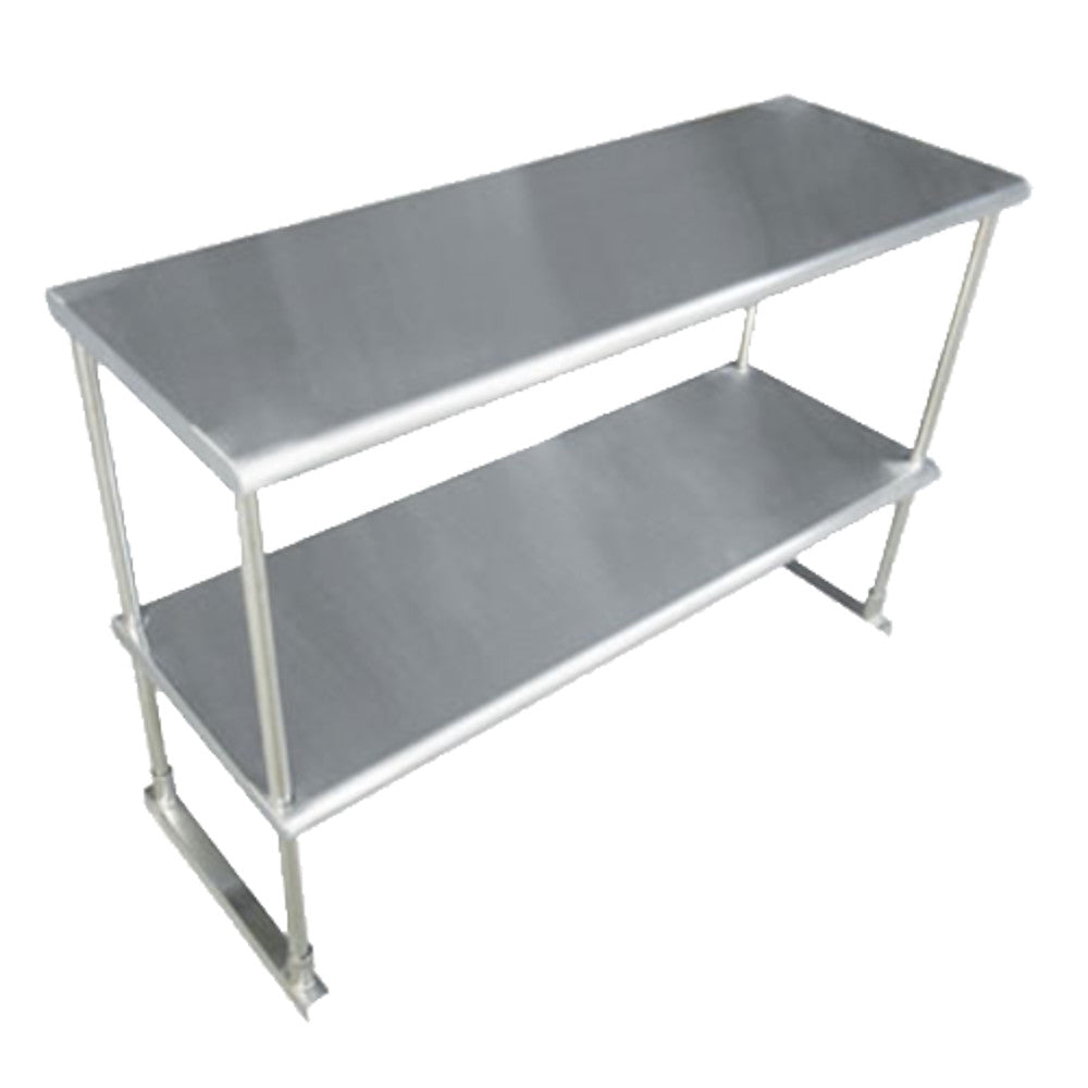 Advance Tabco EDS-12-60 60" Table Mounted Overshelf