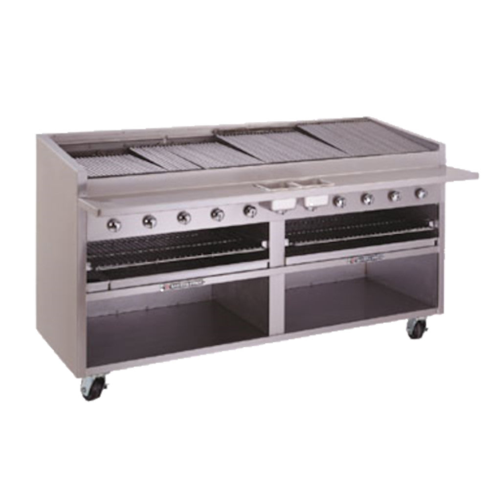 Bakers Pride F-72R 72" Floor Model Radiant Charbroiler