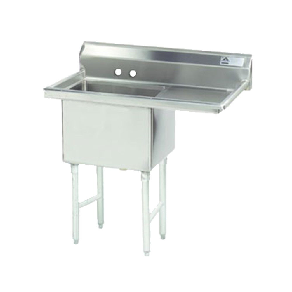 Advance Tabco FC-1-1824-24R Single Compartment Economy Sink Right Drainboard