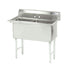 Advance Tabco FC-2-1620 Two Compartment Fabricated Economy Sink