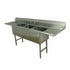 Advance Tabco FC-3-1515-15RL Three Compartment Economy Sink Two Drainboards