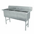 Advance Tabco FC-3-1620 Three Compartment Fabricated Economy Sink