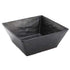 American Metalcraft FSMEL94 Black Melamine Square Bowl 125 Ounce Capacity (Case of 12)