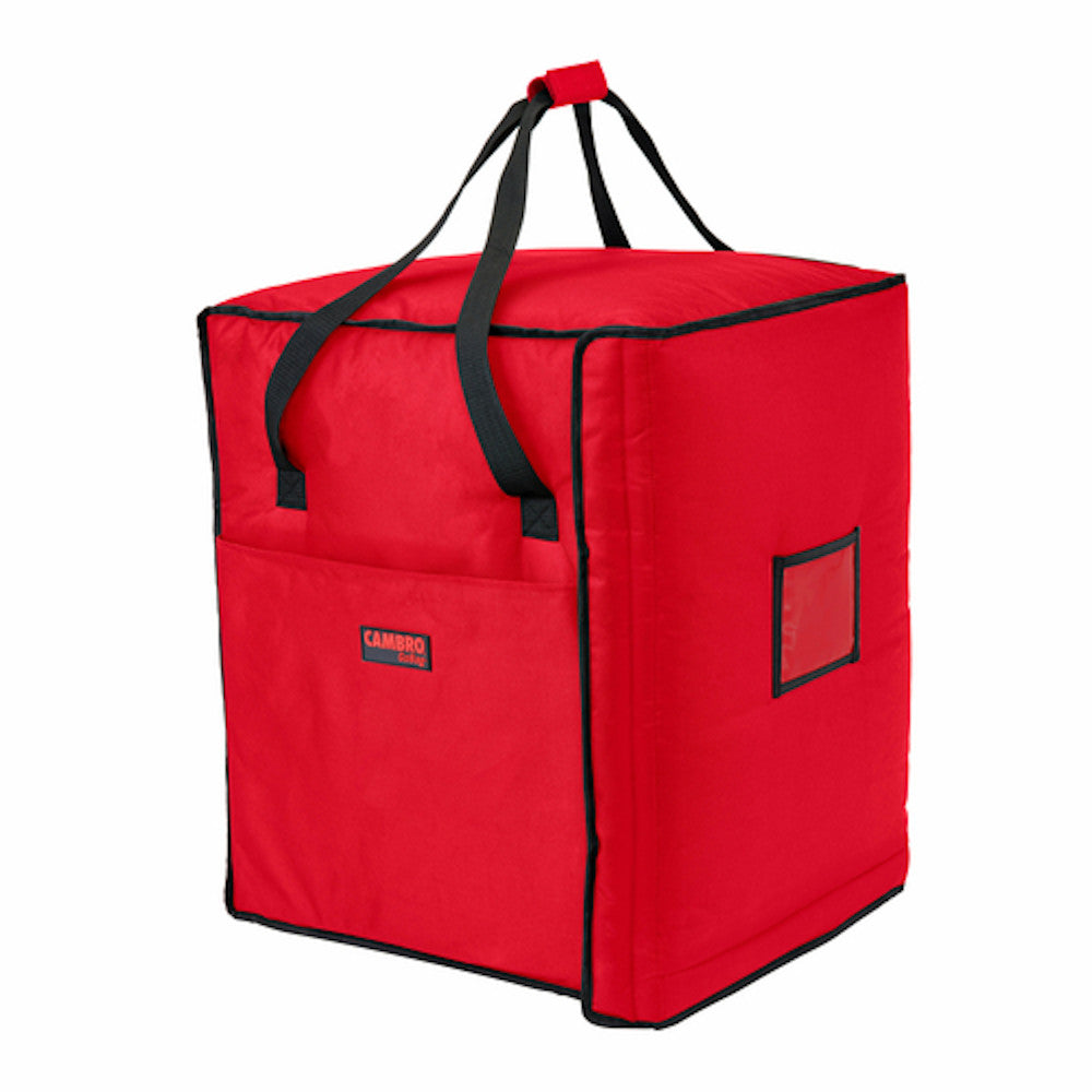 Cambro GBPP1018521 Red Pizza Delivery Bag - Ten 18" Pizza Capacity