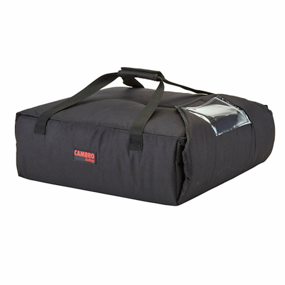 Cambro GBPP212110 Black Pizza Delivery Bag - Two 12" Pizza Capacity