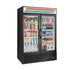 True GDM-49-HC~TSL01 54" Black Swing Glass Door Refrigerated Merchandiser