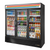 True GDM-72-HC~TSL01 78" Swing Glass Door Refrigerated Merchandiser